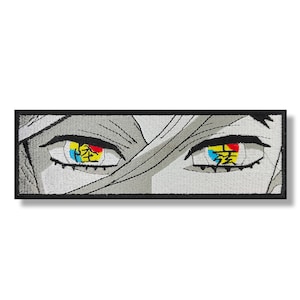 Anime Manga Eyes Embroidered Patch