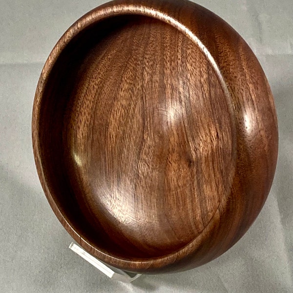 Handmade Walnut Wood Bowl.  Decorative Walnut Bowl.