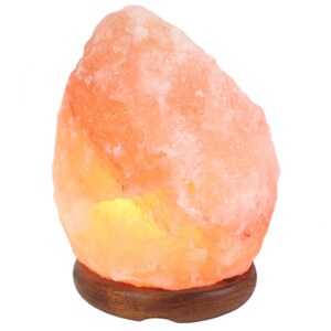 Lámpara de sal natural del Himalaya 1-8kg Crystal Rock Orignal Himalayan Mountains Lámpara de sal ionizante curativa hecha a mano / lámpara de sal aromática relax