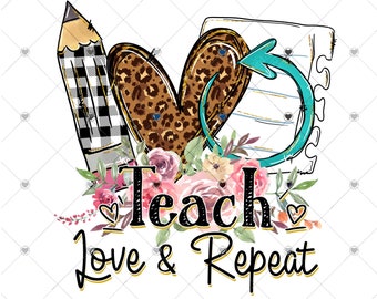 Teach Love Repeat | Etsy