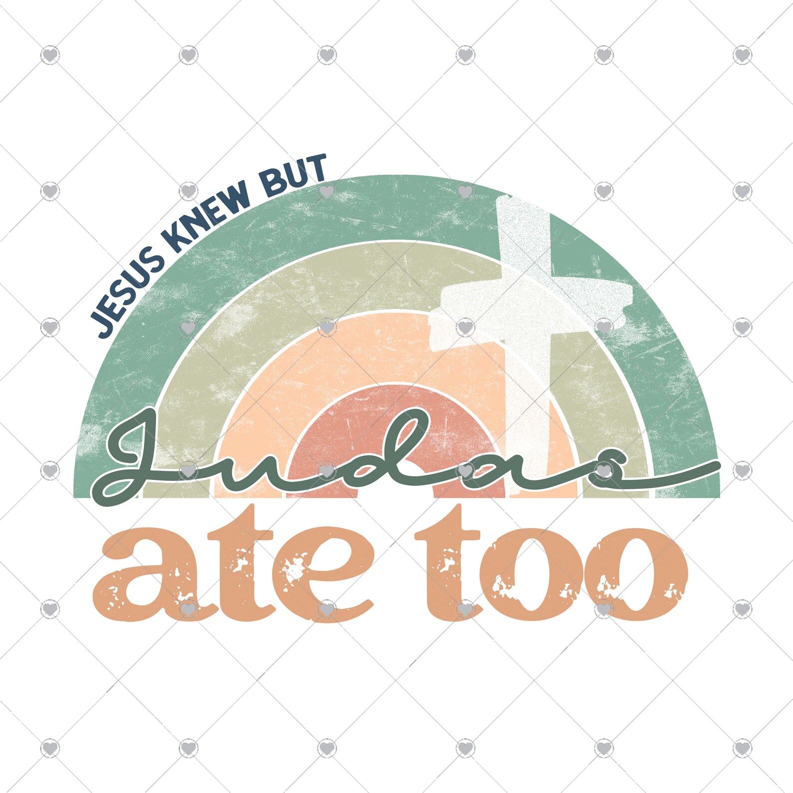 He Knew but Judas Ate Too Ready to Press DTF and Sublimation - Etsy