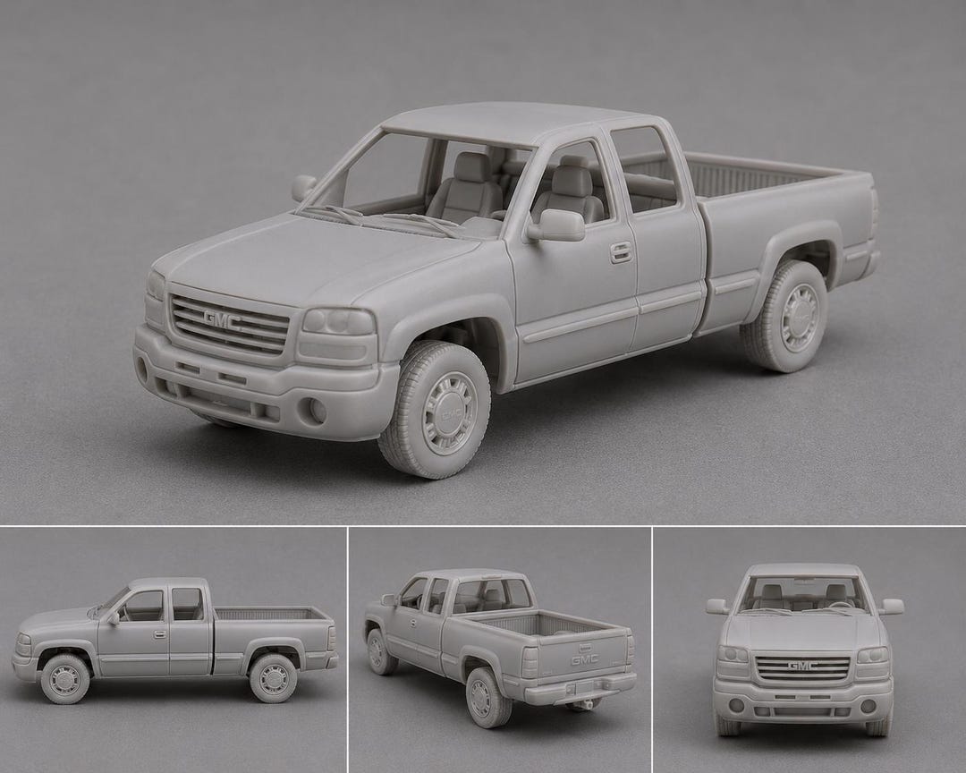 C Lab Model Kit 3D Printed 03 GMC Sierra Extended Cab Model Kit - Etsy