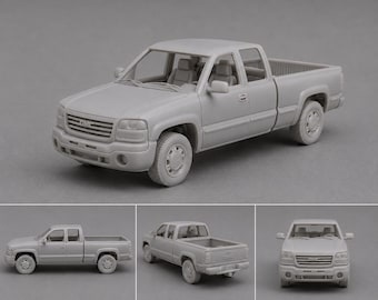 3D gedruckter 03 GMC SIEierra Cabochon Model Kit