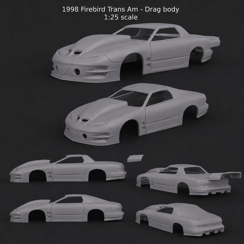 3D Printed Pro Stock Firebird Trans Am Drag Body - Etsy