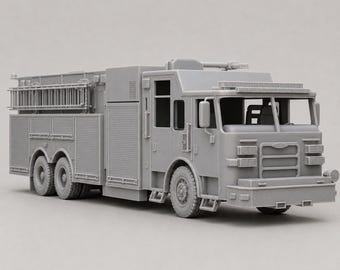 Model silnika cysterny Pierce Arrow XT Pumper Tanker 2025, drukowany w 3D w skali 1:24