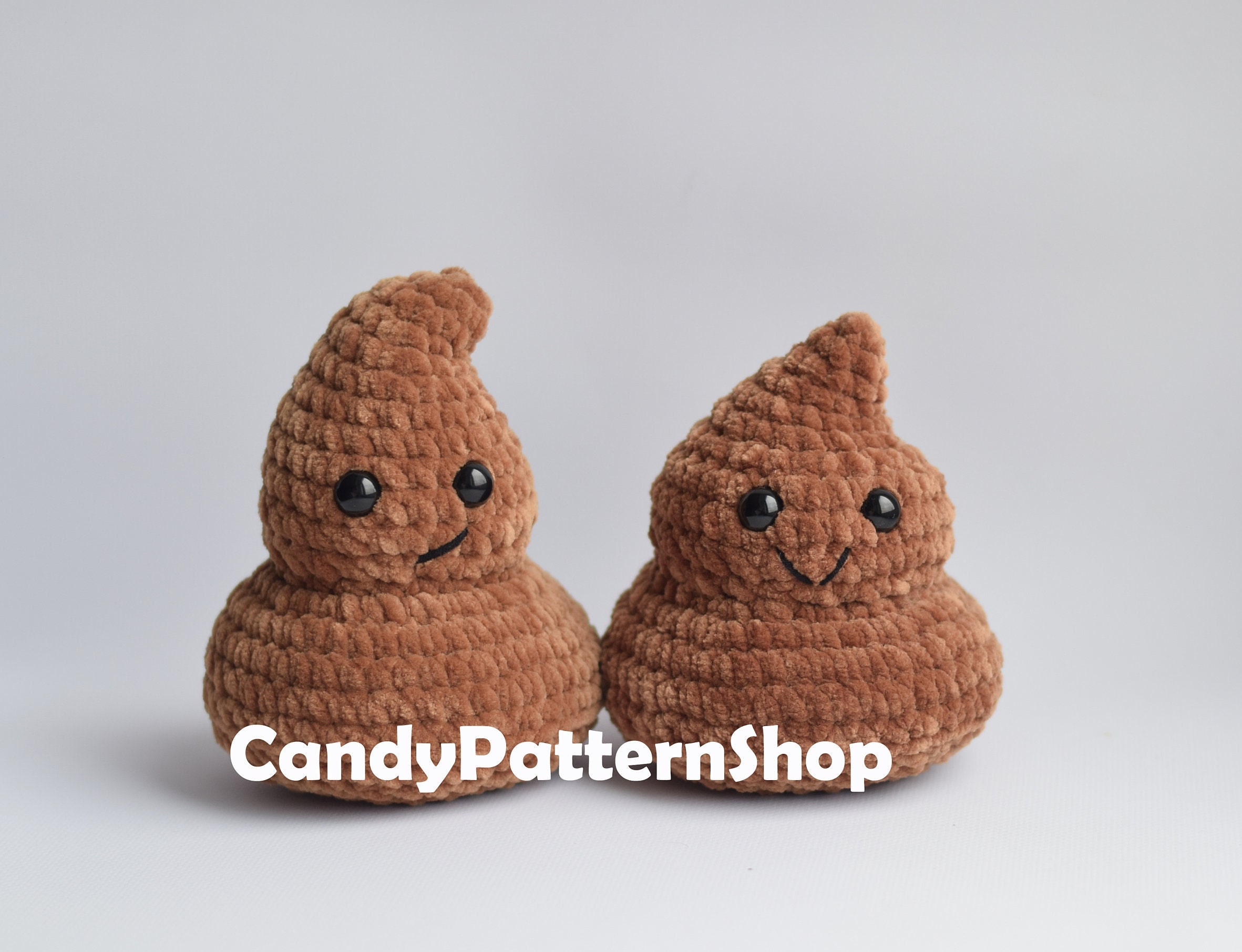 Positive Poop Crochet Pattern Poo Toilet Theme Crochet Funny Etsy