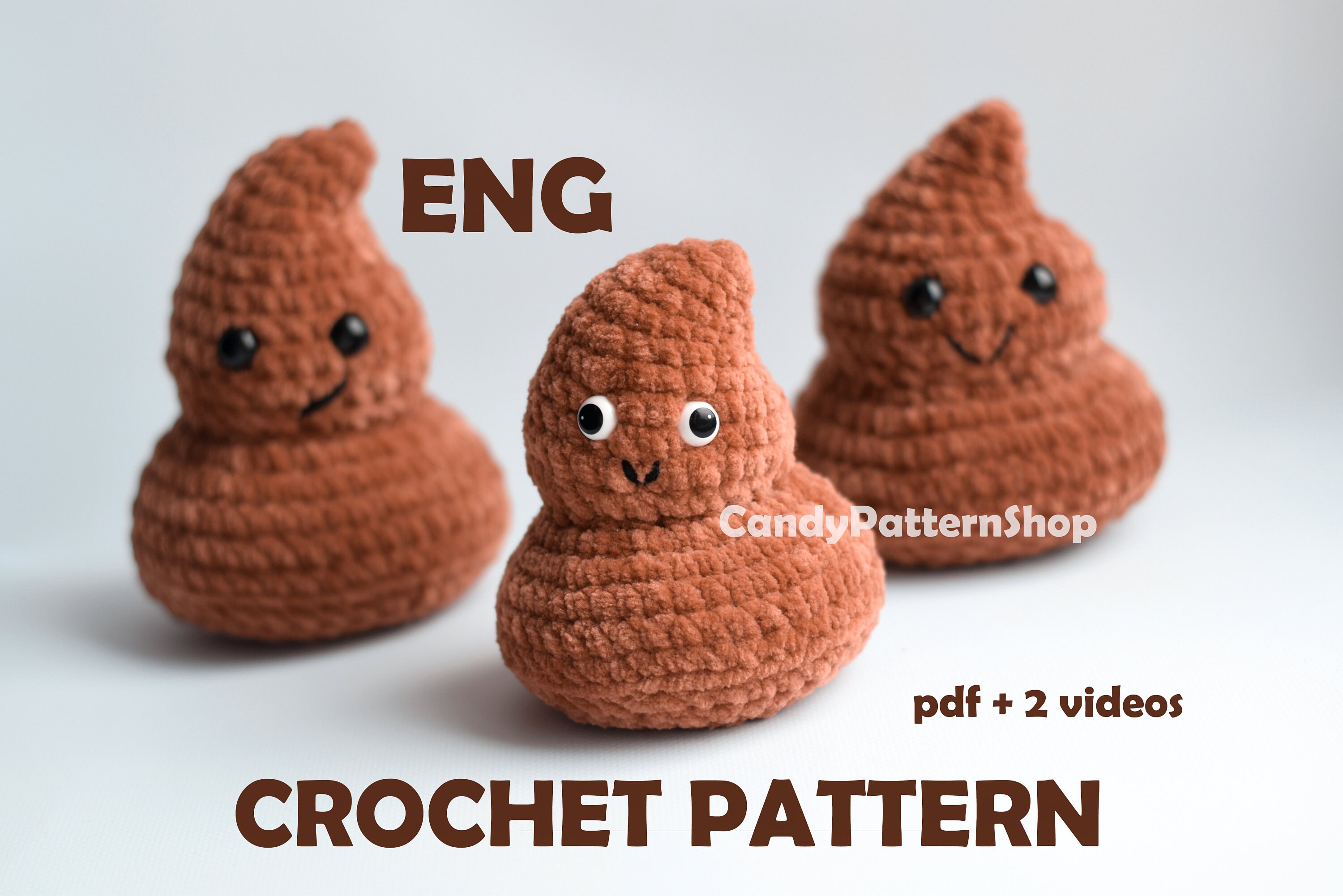 Poop Crochet Pattern -  Canada