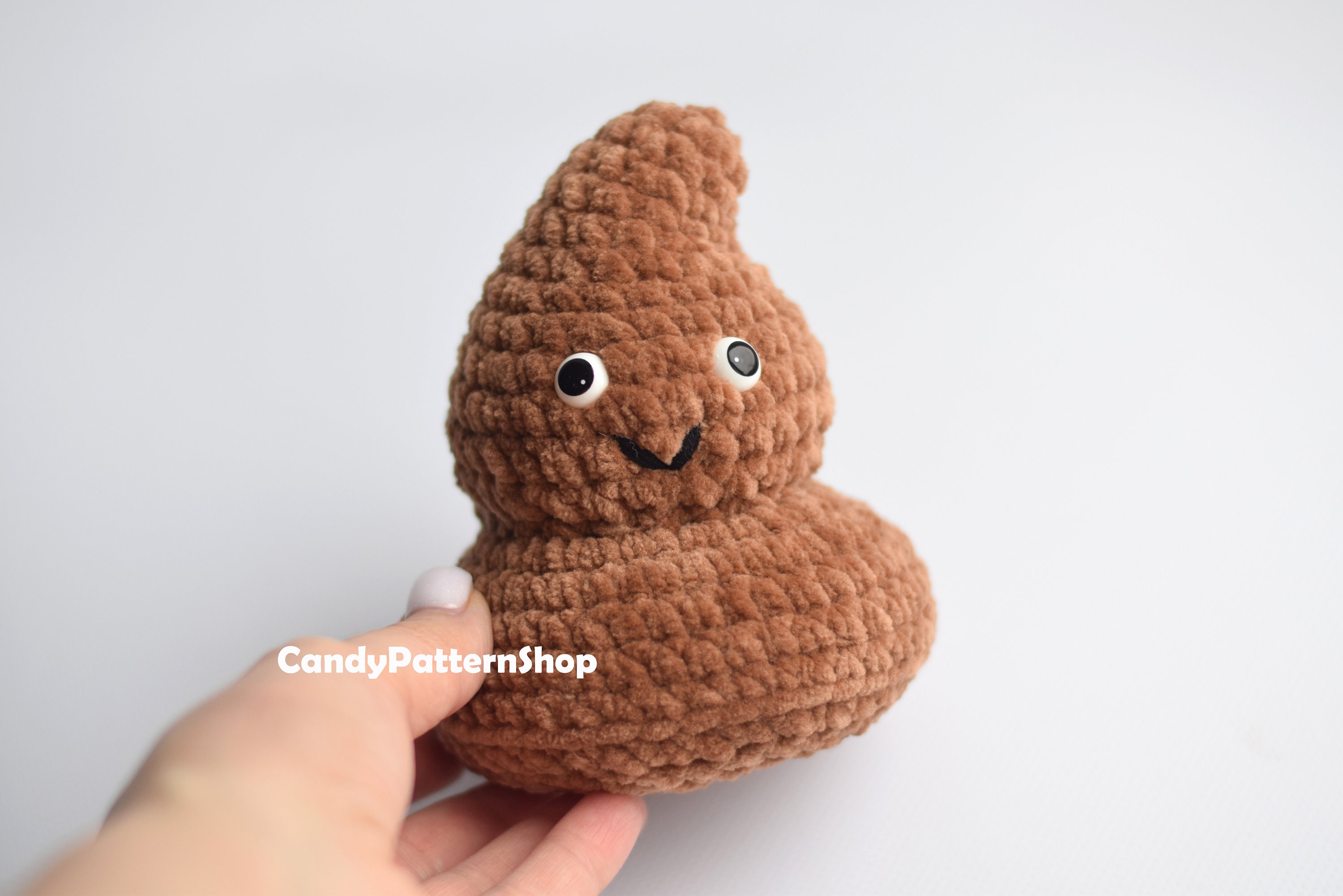  Handmade Funny Positive Poo Crochet Poo Stuffed Crafts  Amigurumi Poo Plush Emotional Support Poo for Birthday Christmas Gifts  Encouragement Funny Gag Gifts : Handmade Products