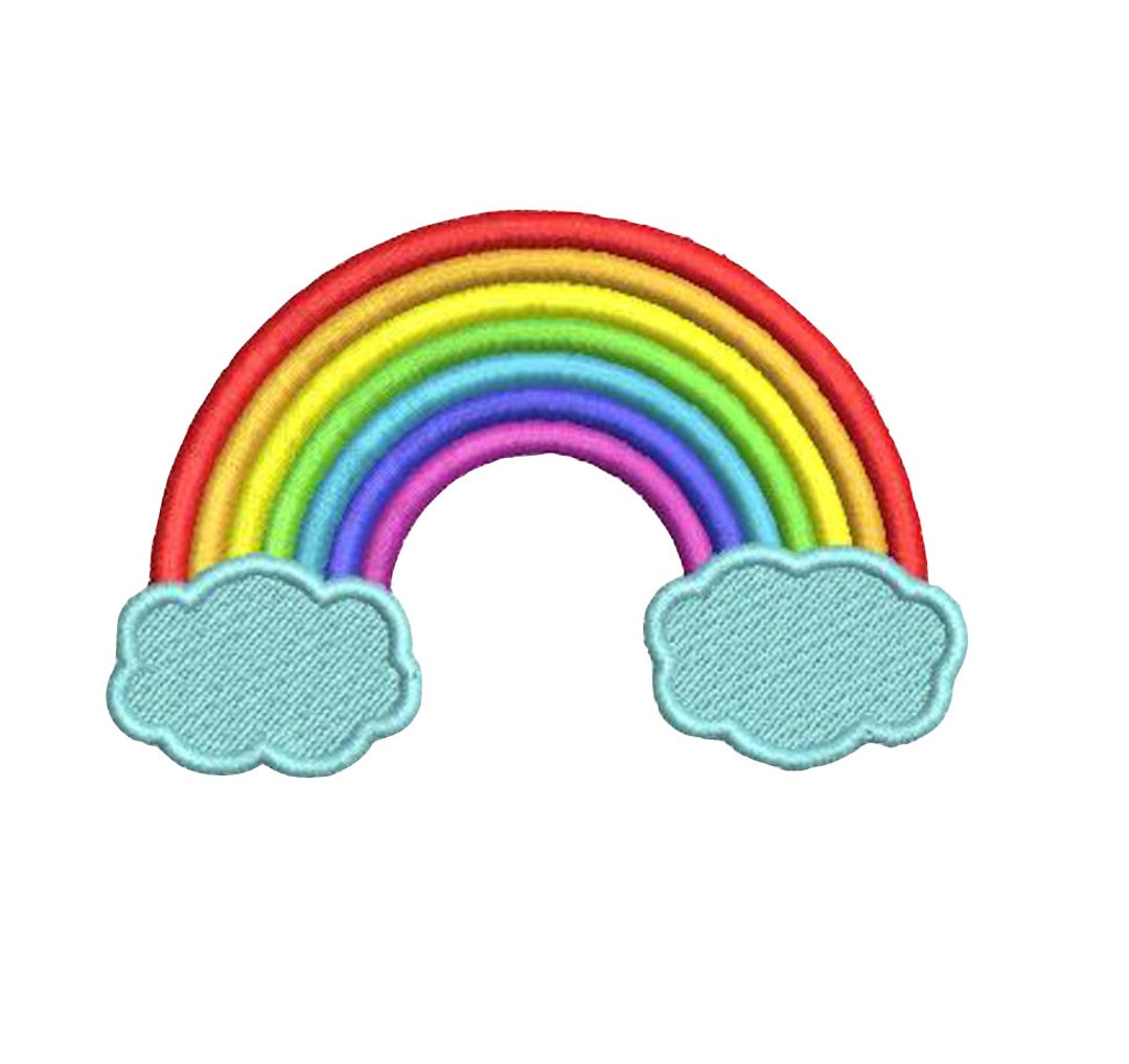 Rainbow Embroidery Design Pes Jef Hus Xxx Dst Vp3 - Etsy