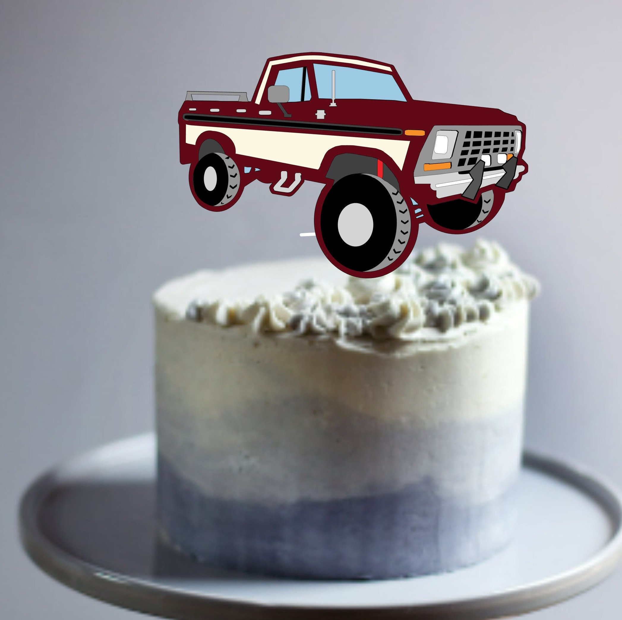 Leo The Truck Vehicles Cake Topper Cake Picture Fondant Zuckerbild
