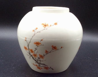 Vase en porcelaine de style oriental fabriqué par Simpsons England