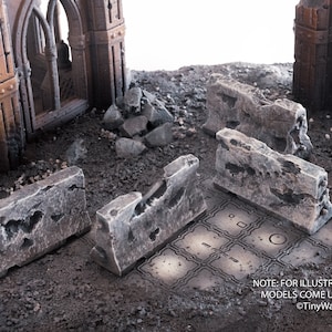 3D Printed Urban Barricades: Wargaming Scatter Terrain (28/32mm)