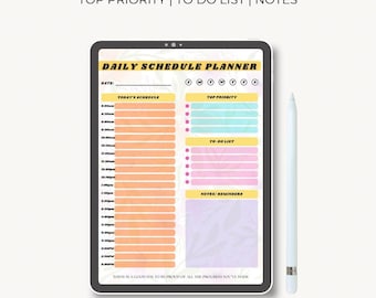 Busy Mom bearbeitbarer und druckbarer Planer | To Do Liste, & Notizen | Digitaler Download PDF