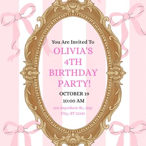 Editable Birthday Invitation Canva Template | Instant Download | Custom Birthday Invite for Kids or Adults | Printable Party Invitation