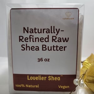 Naturally-Refined Shea Butter, 36 oz