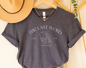Chemise The Last Word, Chemise V E Schwab, La vie invisible d'Addie LaRue, Bookish, Henry Strauss, ADSOM, Chemise Vicious, Addie Larue, T-shirt
