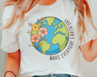 Camisa del Día de la Tierra, Camisa Ambiental, Salvar el Planeta, Día de la Tierra, Camisa del Cambio Climático, Madre Tierra, Salvar la Tierra, Camisa de la Naturaleza, Activista