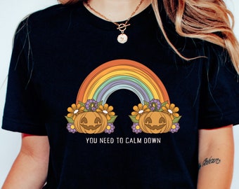 Sie brauchen, um Kürbis-Shirt zu beruhigen, was für eine geisterhafte Szene Shirt, Taylor Halloween-Shirt, kein Körper kein Verbrechen, Taylor-Shirt, Taylor Merch