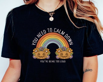 Sie müssen sich beruhigen Kürbis Shirt, was für eine gespenstische Szene Shirt, Taylor Halloween Shirt, kein Körper, kein Verbrechen, Taylor Shirt, Taylor Merch