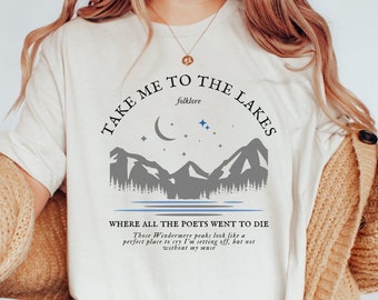 The Lakes Lyric Shirt, Taylor Shirt, Taylor Merch, 1.9.8.9 Album, Evermore Lyric Tee, LVR Album, Eras Concert Tour, Lyric Tee, Rep Merch