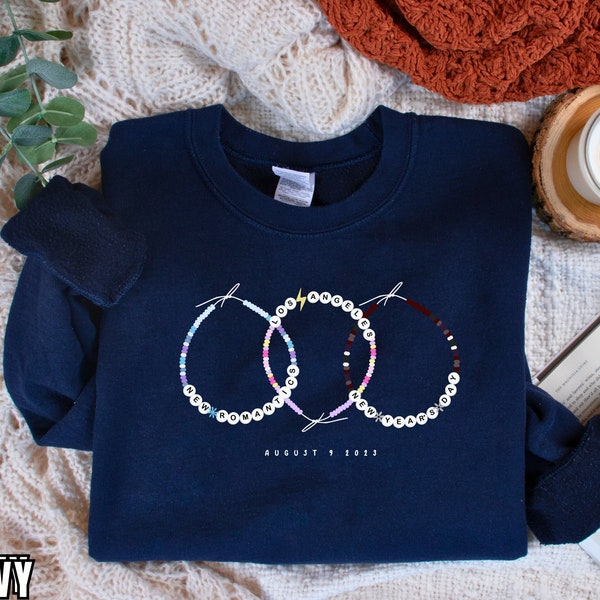 Eras Tour Freundschaftsarmband Sweatshirt, Sofi Stadium August 9, Taylor Sweatshirt, Taylor Merch, Freundschaftsarmband, Eras Tour Andenken