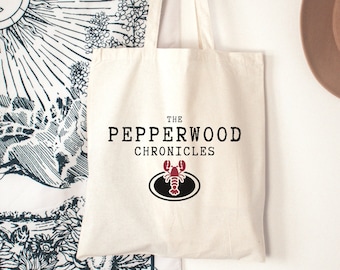 The Pepperwood Chronicles Tote Bag, New Girl Tote, New Girl, Schmidt, Nick Miller Inspired, Jessica Day Tote New Girl Tote, New girl tote