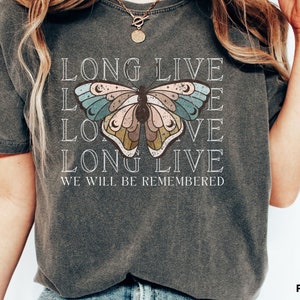 Long Live Shirt, Taylor Shirt, Long Live, All Too Well, Taylor Merch, 1.9.8.9 Album, LVR Album, Eras Concert Tour, Rep Merch, R.E.D Album