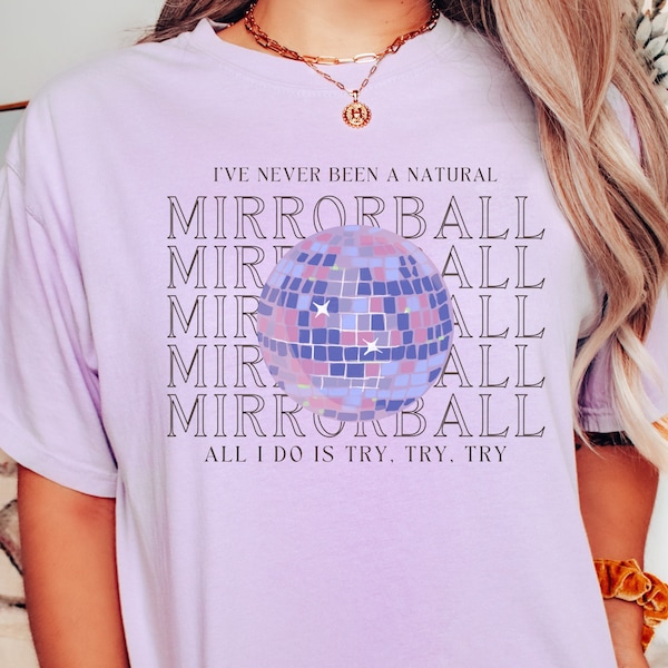 Mirrorball Shirt, Taylor Shirt, Taylor Merch, 1.9.8.9 Album, LVR Album, Eras Concert Tour, Rep Merch, Mad Woman, Cardigan, My Tears Ricochet