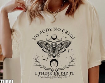 No Body No Crime Shirt, What A Ghostly Scene Shirt, Taylor Halloween Shirt, Concert Tee, Haunted Taylor, Spooky Taylor, Taylor Spooky Tee