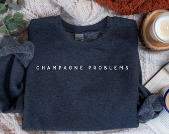 Sweat-shirt problèmes de champagne, sweat-shirt Taylor, Evermore Merch, cadeau Taylor, boule à facettes, Cowboy comme moi, rêves les plus fous, ATW, Taylor Xmas