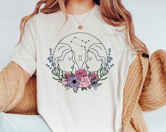 Gemini Zodiac Shirt, Gemini, Zodiac Shirt, Gemini Shirt, Gemini Gift, Astrology Shirt, Zodiac Gift, Zodiac, Astrology, Horoscope Shirt