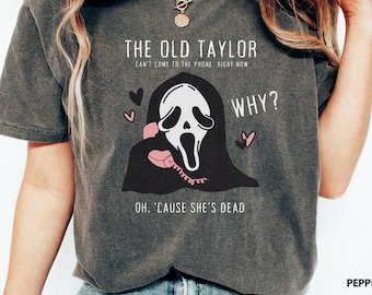 Taylor Halloween Shirt, Scream Shirt, Horror Movie, Taylor Merch, Spooky Taylor, Movie Shirt, What A Ghostly Scene, Long Live, L.W.Y.M.M.D