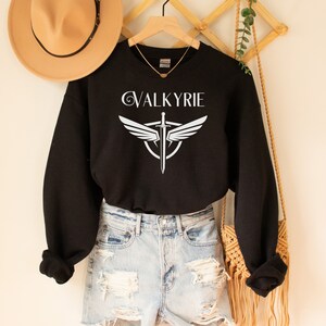 Valkyrie in Training, ACOSF Sweatshirt, ACOTAR Sweater, Nesta, A Court of Silver Flames, Cassian, Velaris, Feyre and Rhysand, Sarah J Mass