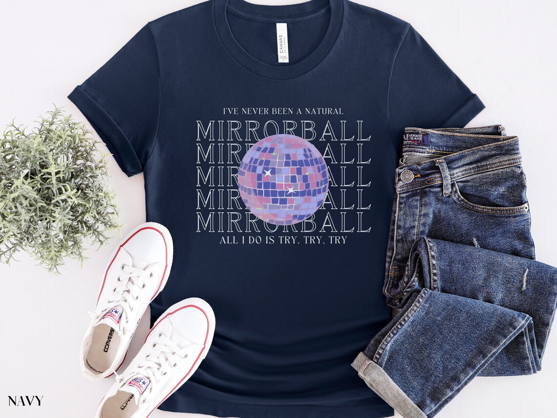 Mirrorball Shirt Taylor Swift Shirt Taylor Swift Folklore Etsy