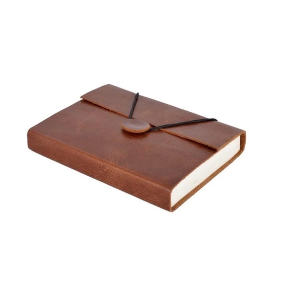 Leather Sketch Book Personalized Leather Journal Blank Book With