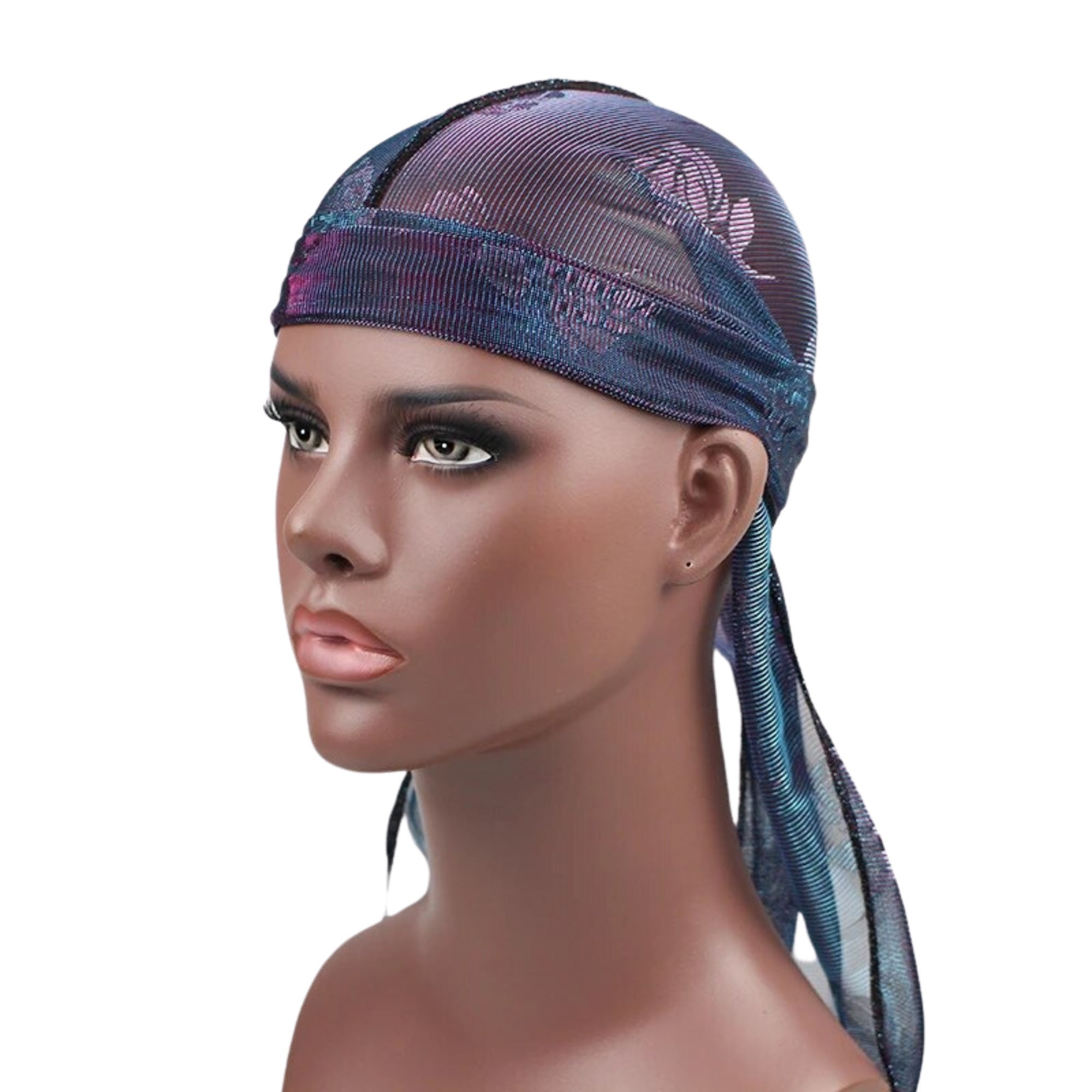 1pc Women Contrast Binding Durag