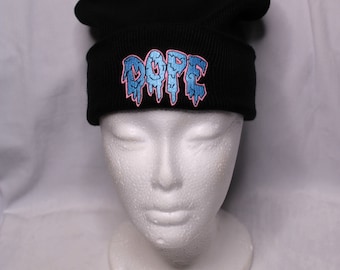 DOPE - Embroidered Cuffed Beanie
