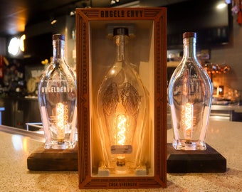 Angels Envy Bourbon Lamp | Bourbon Gifts | Whiskey Decor | Man Cave | Angels Envy Rye Lamp | Whiskey Gift