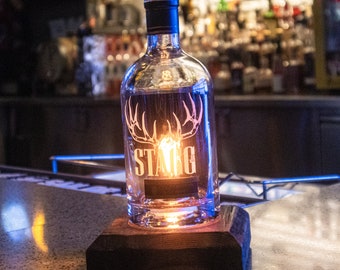 Stagg Jr Bourbon Whiskey Lamp | Bourbon Gifts | Whiskey Decor | Man Cave