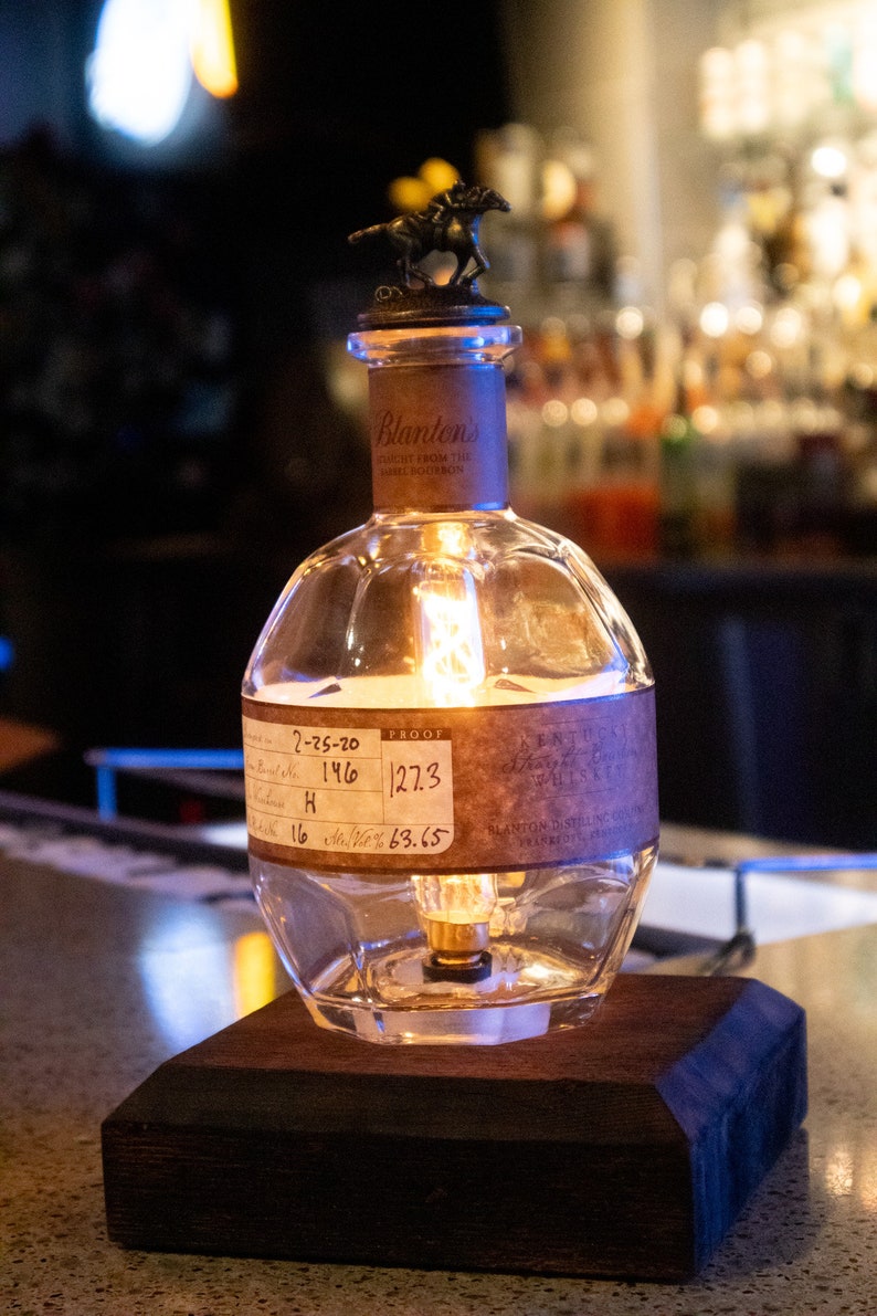 Horse Topper Bourbon Whiskey Lamp | Bourbon Gifts | Whiskey Decor | Man ...