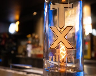 TX Whiskey Lamp | Bourbon Gifts | Whiskey Decor | Man Cave