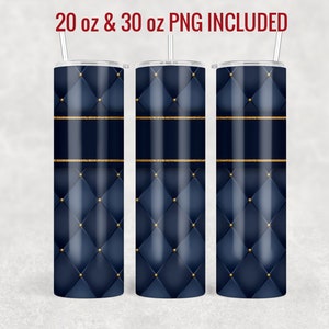 20 Unzen & 30 Unzen blau getuftet Fertigen Sie Ihre Namen Designer-Tasche Tumbler Sublimation Design | wickeln | Digitaler Download | PNG-Download