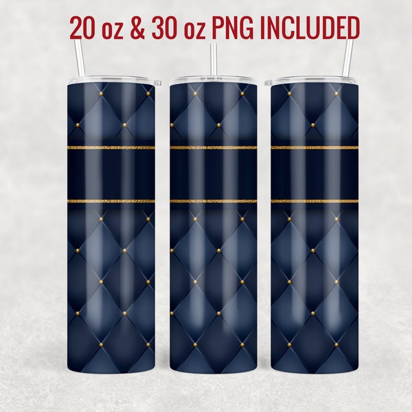 20 Oz & 30 Oz BLUE Tufted Customize your Name designer bag Tumbler Sublimation Design | Wrap | Digital Download | PNG download
