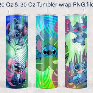 20 Oz & 30 Oz Stitch Tumbler Sublimation Design | Wrap | Digital Download