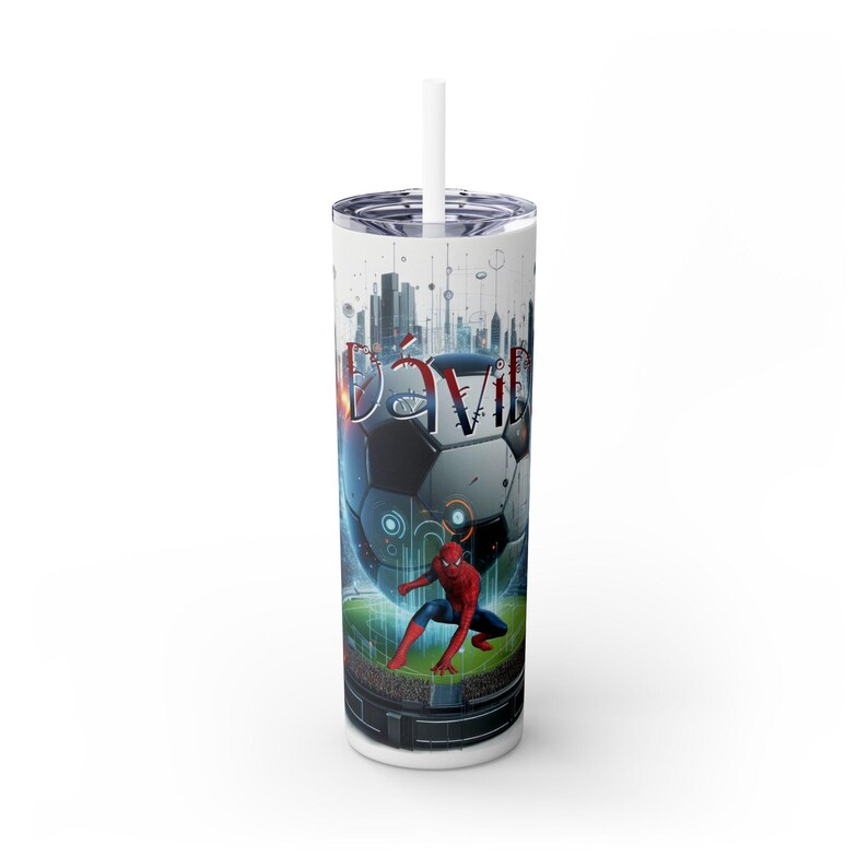 op maat gemaakte magere beker met rietje, 20oz, op maat gemaakt voor Dávid. afbeelding 2