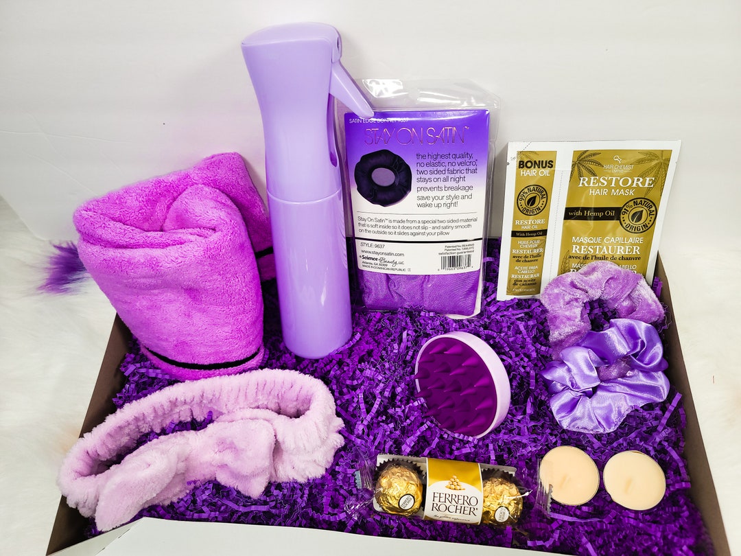 Hair Care Gift Box, Home Hair Pamper Set, Hair Towel, Headband