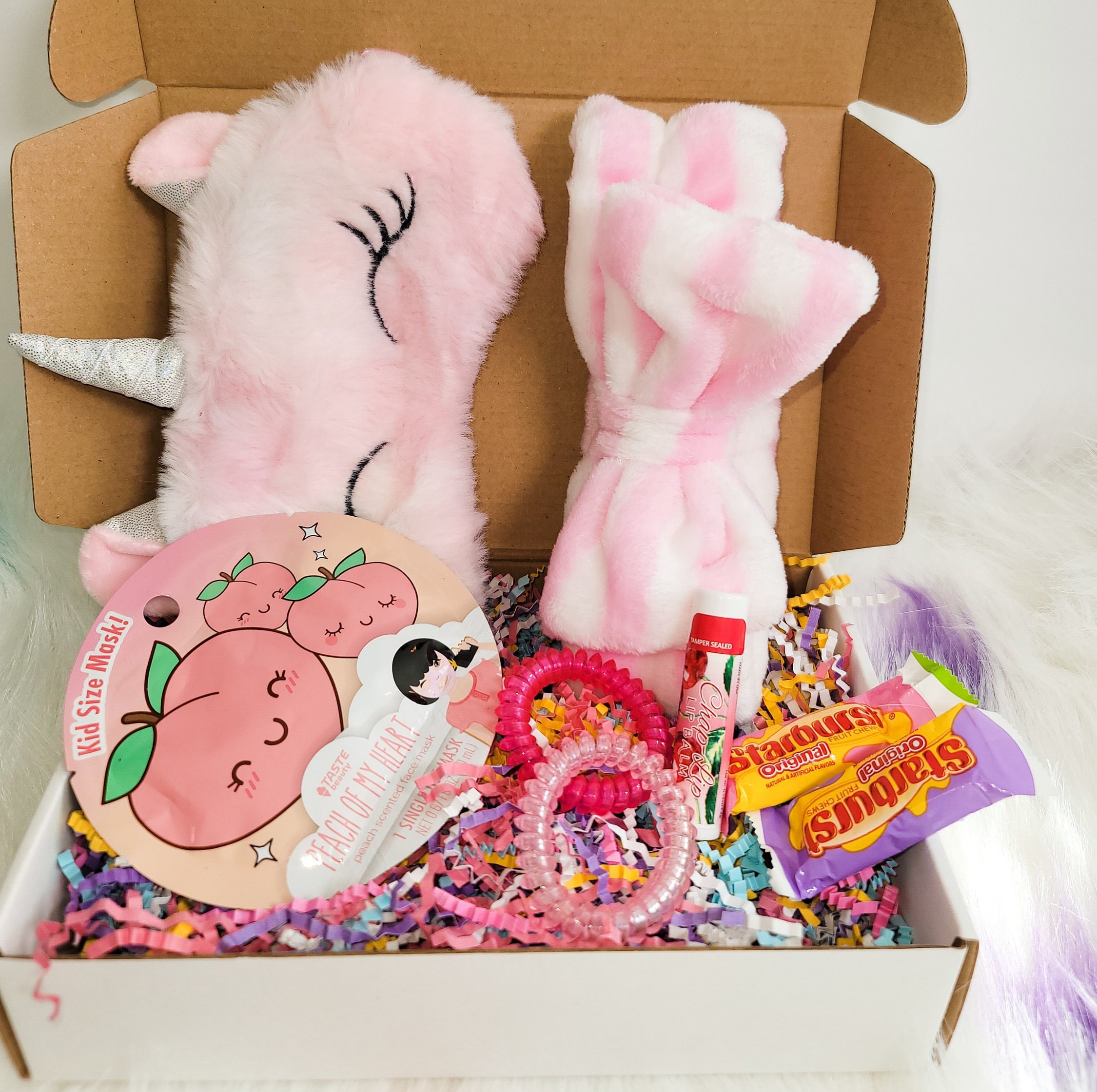Pink Unicorn Girls Gift Box, Birthday Gift for Girls, Christmas Gift for  Girls, Tween Girl Gift, Self Care Girls Gift, Nails, Sleep Mask. 