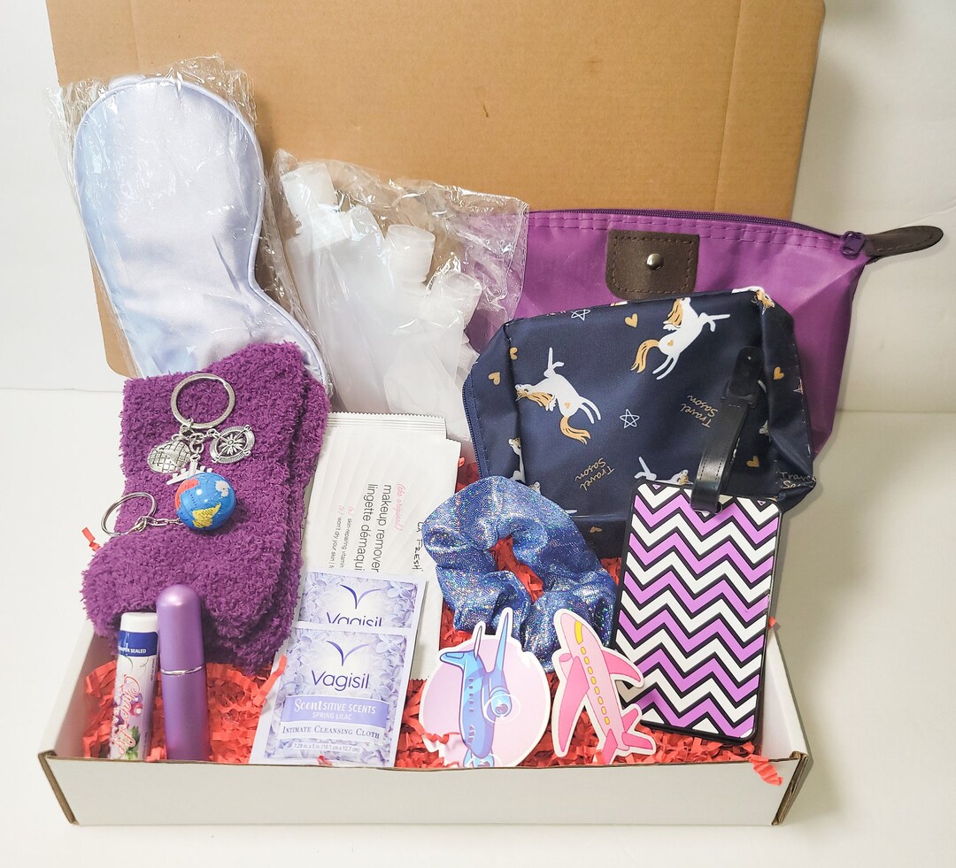 Travel Kit Set, Travel Kit Gift Box for Teen Women, Birthday Gift Set