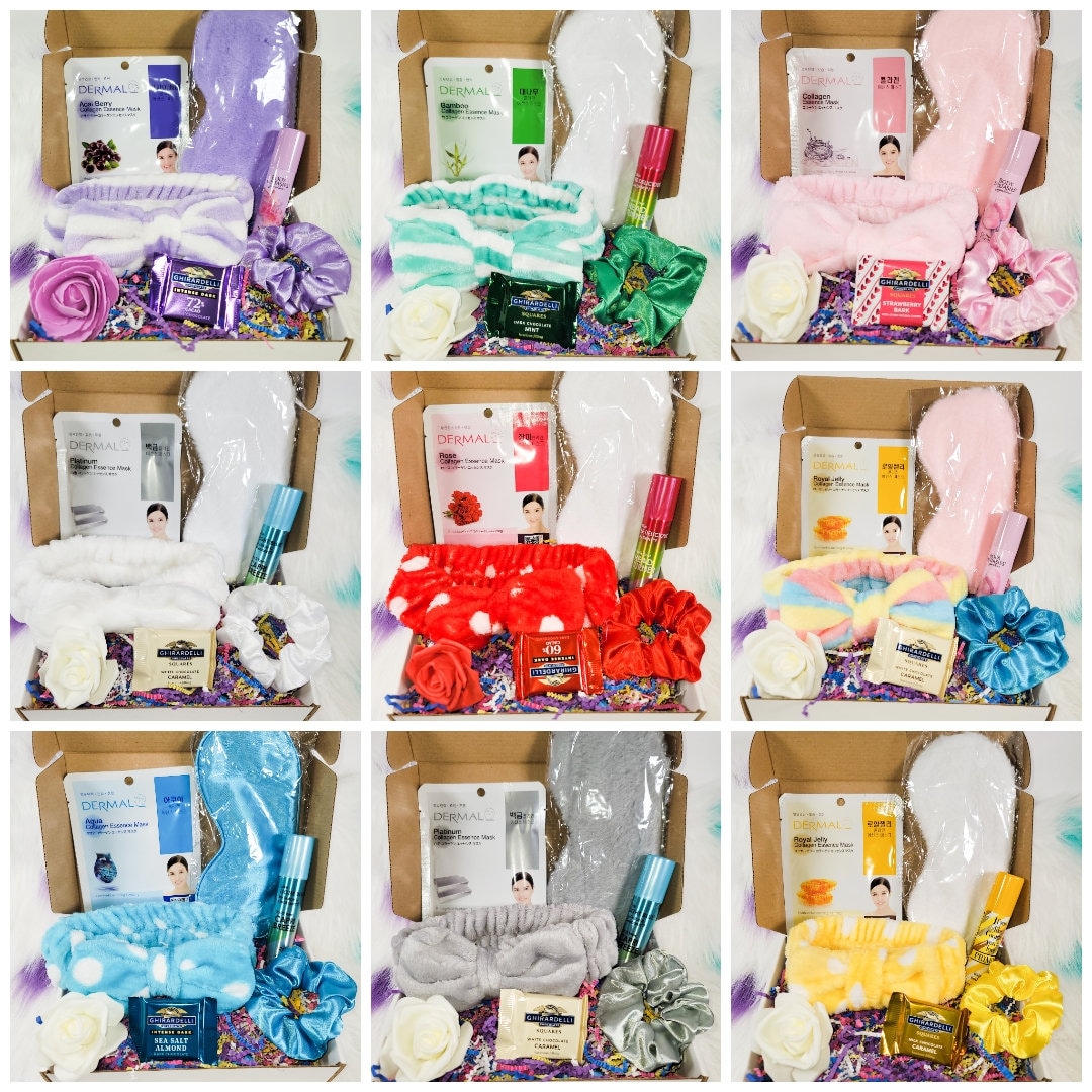 Facial Care Gift Set, Self Care Gift Box for Teen, Women, Birthday Gift