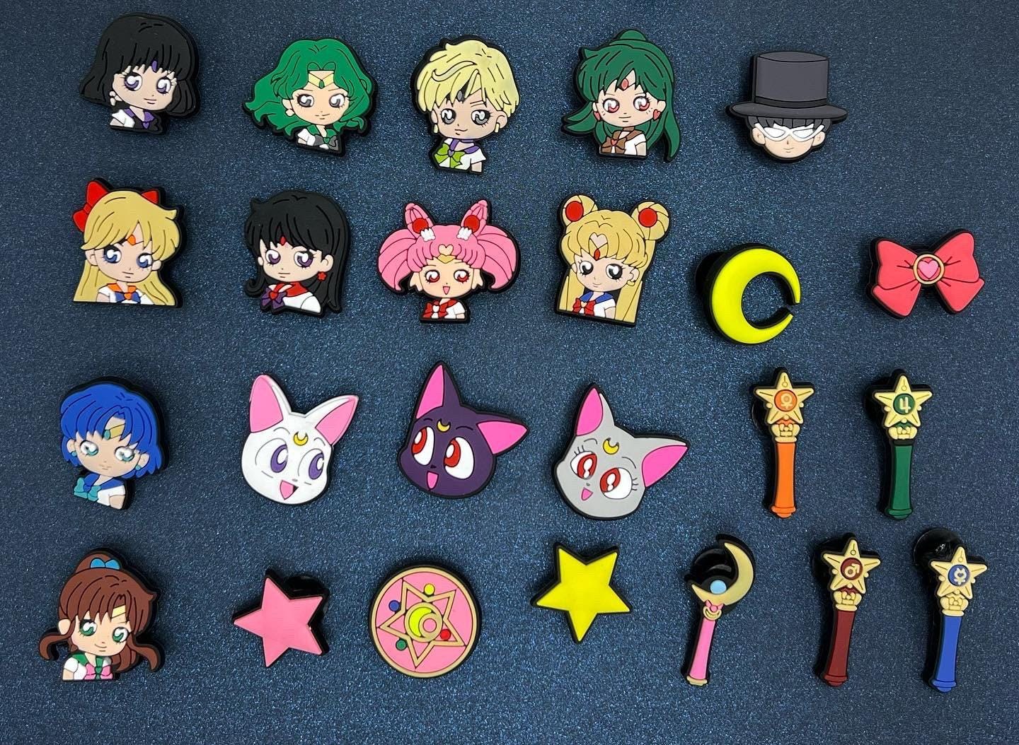 24 STUKS Sailor Moon Anime-schoenbedel van zacht pvc - set of keuzes
